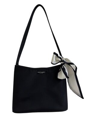 kate spade black nylon shoulder bag